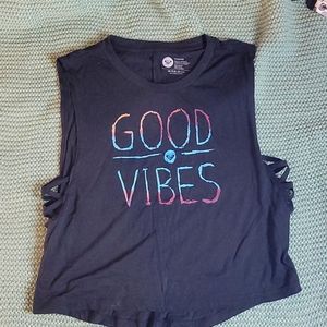 Roxy cut side strappy detail t-shirt (2 for 20)